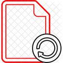 Update Pfeil Dokument Symbol