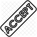 Akzeptieren  Symbol
