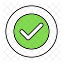 Akzeptieren Genehmigen Prufen Symbol