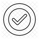 Akzeptieren Genehmigen Prufen Symbol