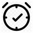 Akzeptierter Alarm Symbol