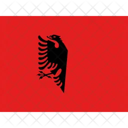 Albânia Flag Ícone