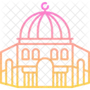 Mezquita De Al Aqsa Musulmana Culturas Icono