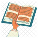 Opened Quran With One Hand Quran Muslim Icon