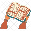 Opened Quran With Two Hands Quran Muslim Icon