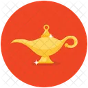 Aladdin Lamp Fairy Tale Genie Lamp Icon