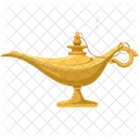 Aladdins Lampe Flaschengeistlampe Wunderlampe Symbol