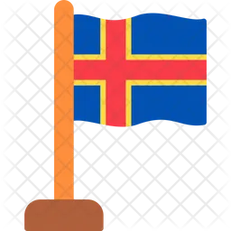 Aland Islands Flag Icon