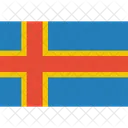Aland Islands Flag Icon
