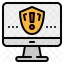 Sicherheit Schild Alarm Icon