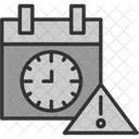 Alarm Clock Deadline Icon