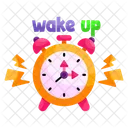 Alarm Clock Timepiece Timekeeping Device Icon