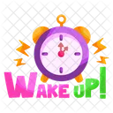 Alarm Clock Timepiece Timekeeping Device Icon