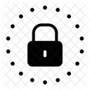 Alarm Clock Security Lock Clock Icon