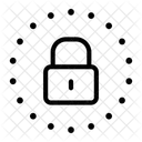 Alarm Clock Security Lock Clock Icon