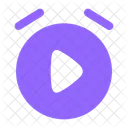 Alarm Play Time Clock Icon