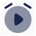 Alarm Play Time Clock Icon