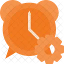Alarm Settings Clock Icon
