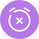 Alarm Turn Off Clock Timer Icon
