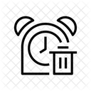 Alarma Eliminar Hora Icono