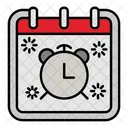 Alarma Reloj Calendario Icono