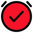 Alarma Marca De Verificacion Finalizacion Icono