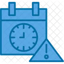 Alarma Reloj Fecha Limite Icon