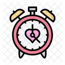 Alarma De Amor Corazon Alarma Icono