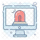 Piratear Alarma Advertencia Alarma De Seguridad Icono