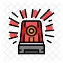 Rojo Alarma Alerta Icono