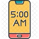 Alarma de teléfono inteligente  Icono