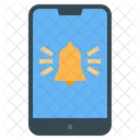 Alarme Notificacao Movel Telefone Campainha Smartphone Ícone