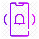 Alarme Sino De Notificacao Hora E Data Ícone