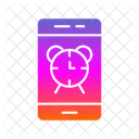 Alarme de smartphone  Ícone