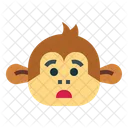 Alarmed Monkey  Icon