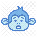 Alarmed Monkey  Icon