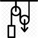 Alavanca Fisica Polia Ícone