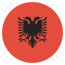 Albania National Country Icon