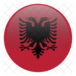 Albânia Flag Ícone