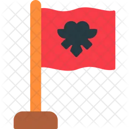 Albania Flag Icono