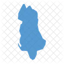 Albania Map  Icon