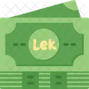 Albania Notes Albanian Lek Albania Currency Icon
