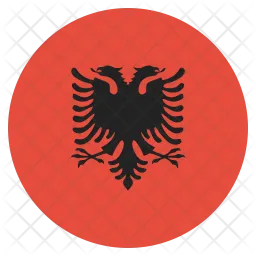 Albanien Flag Symbol