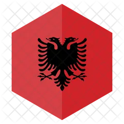 Albanien Flag Symbol