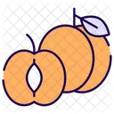 Albaricoque  Icono