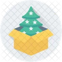 Natale Albero Pacchetto Icon