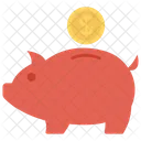 Cerdito Banco Finanzas Icono