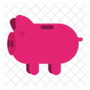 Cerdito Banca Negocios Icono