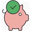 Confirmar Piggy Banca Icono