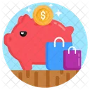 Penny Bank Hucha Ahorros Icono